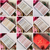 Vriksham Ananya Kunkum Sparkle Spiral Bindi Book-Fancy White-BB3558